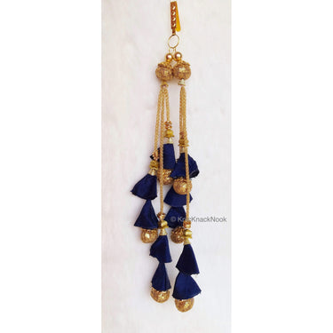Beige / Blue / Red And Gold Sequins Tassels, Bridal Tassels, Decorative Tassels